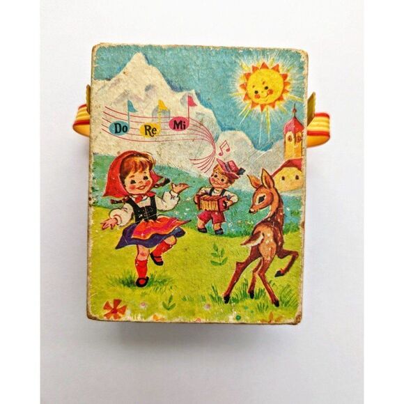 Vintage Fisher Price Music Box Pocket Radio 1969 Do Re Me - Picture 5 of 6